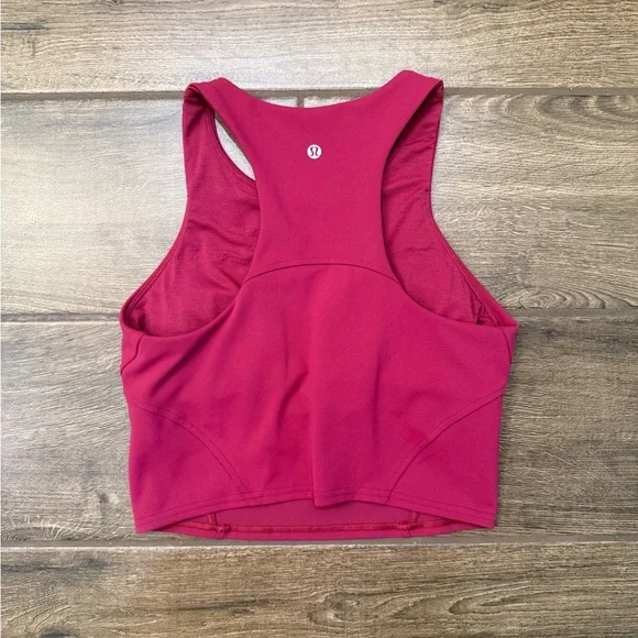 Lululemon Invigorate/Wunder Train PomegranateTank, Size 8 - Picture 3 of 4